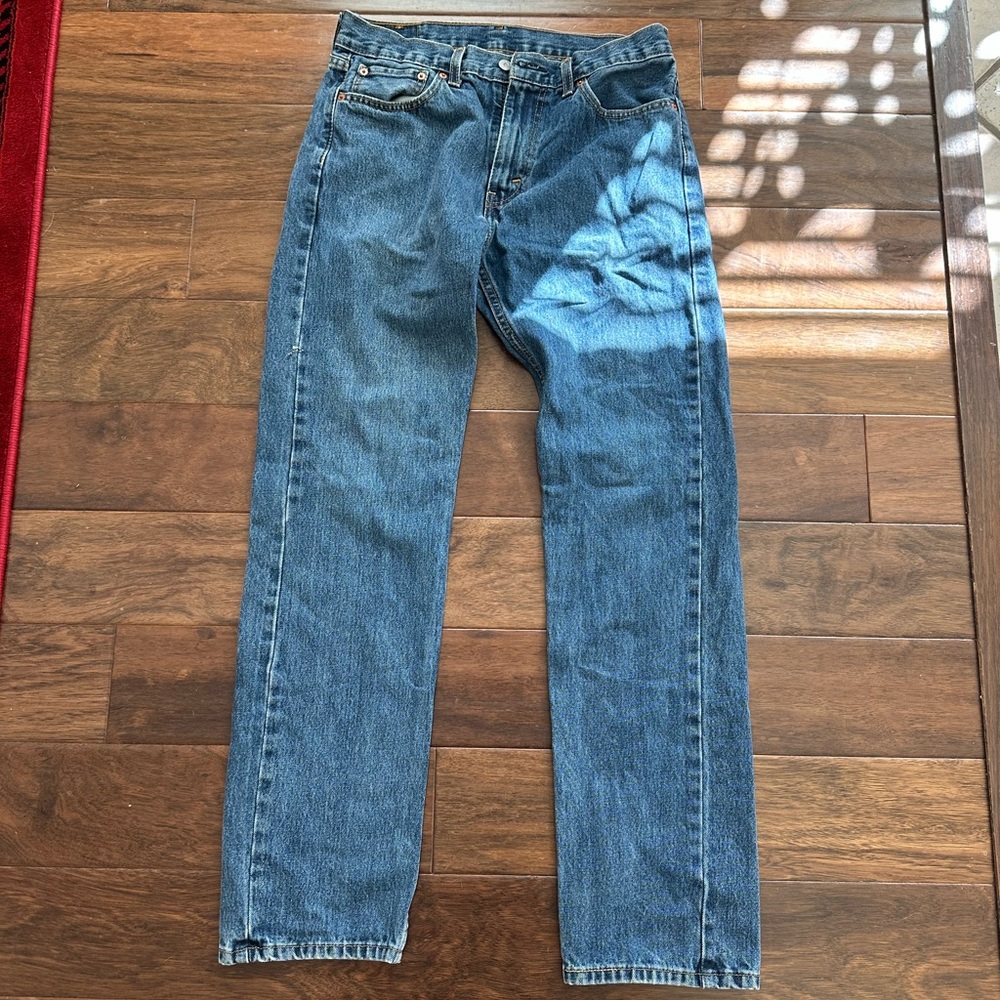 Vintage Levi’s 505 Classic Blue Denim Jeans size 32”